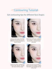 GOGO TALES Light Soft Focus Contour Pen, Side Contour, Nose Shadow & Cupid's Bow, 3D Sculpting /Three-Dimensional Shaping, Natural Long-Lasting Wear, Single-Shade Matte Contour Stick, Beginner-Friendly GOGOTALES - G01# Ash Brown - View 6