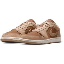 Nike Air Jordan 1 Low Women's Shoes Legend Md Brown/Lt British Tan/Chalk DC0774-205 | Low-Top Versatility, Everyday Wearable - 淺棕色 - 查看 6