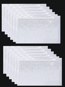 12 Buah Patch Rhinestone Tempel Panas Kristal Berkilau untuk Dekorasi Pakaian DIY (Gaya Fashion) - Modis - View 9