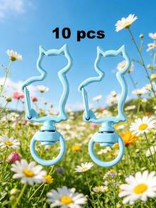 10/100pcs Multi-Color Metal Lobster Clasp Keychain, Classic Hook Chain Suitable For Jewelry Making Pendant Accessories - Keychain - View 27