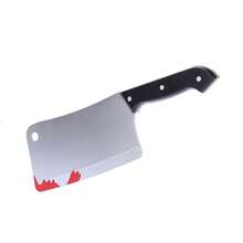 1pc Plastic Fake Knife Prop - Realistic Knife, Horror Costume Prank , Cosplay Party Accessory - Multicolor - View 11