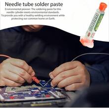 High Temperature (217°C) Injectable Solder Paste (Sn99% Ag0.3% Cu0.7%), With 2 Dispensing Tools And Plunger, Suitable For BGA/SMT Soldering. - Solder Paste - View 6