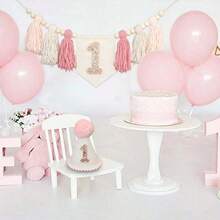 3 pièces Guirlande de franges en fil de style bohème fait main, décoration de chaise haute pour fête d'anniversaire, décoration murale, décoration de la maison - Plusieurs styles - Voir 5