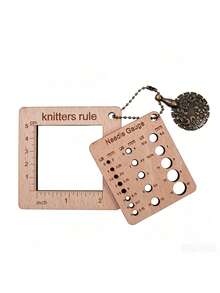 Knitting Gauge Ruler Travel Portable Ruler - Multi-Functional Hand Knitting Tool, Suitable For Knitting, Crochet, Sewing, Portable Gauge Ruler For Hand Knitting Crafts, Suitable For Making Sweaters, Scarves, Hats And Other Home Handmade Products, With Precise Knitting Density Measurement Function. Ideal Choice For Sewing And Knitting Enthusiasts, Amateurs And Professionals. - A - View 14