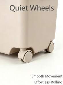 15L Plastic Mop Bucket, Rectangular Mop Tub With Built-In Wringer, Stackable To Save Space, Equipped With 4 Rolling Casters, Random Color Delivery, Portable Household Water Container, Perfect For Daily Mopping In Apartments And Bathrooms. - A - View 10