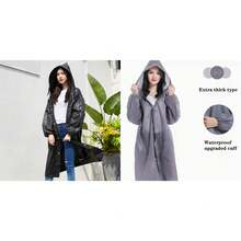 Adult Unisex Rain Poncho, Thick Non-Disposable EVA Raincoat, Waterproof Long Full Body Rain Poncho, Convenient For Outdoor Travel And Carrying - Multicolor - View 21
