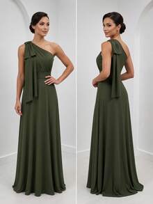 Women Dresses - Army Green - View 6