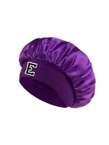 1pc Children's Satin Sleep Cap, Soft Children's Sleep Cap, Protects Hairstyle, Suitable For School, Pajama Party, Suitable For 1-3 Years Old - Purple - View 8