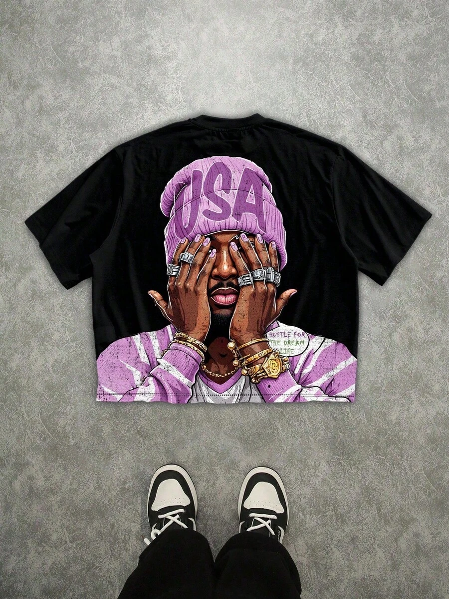 Women T-Shirts - 黑色 2 - 查看 1