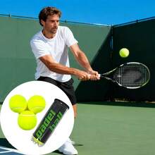 3pcs Cricket Balls, Sports Gift, Essential Elastic Training Balls For Cricket, Suitable For Beginners, No Bat Included, Synthetic Rubber Material, Cricket/Tennis Sports, With Storage Can - Multicolor - View 6