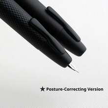 MAJOHN Black Metal Retractable Ballpoint Pen, Press-Type Fine Tip Smooth Ink Pen, Suitable For Students, Calligraphy And Office, Gift For Men And Women - Multicolor - View 4