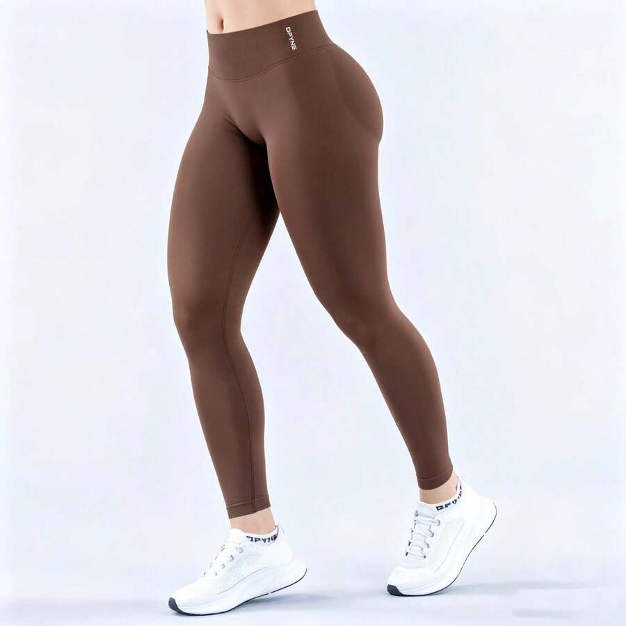 Women Pants - Brown - View 1