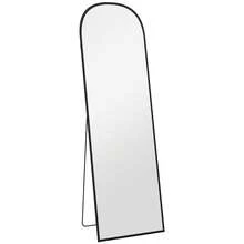 Full-Length Mirror 1615 X 50 Cm Floor Mirror With Aluminum Alloy Frame For Living Room Bedroom Black - 1PC - View 8