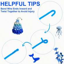 572pcs Blue Green Tubular Cleaning Sticks, Soft Material, Dense And Thick, For Making Flowers, Roses, Small Roses, Blue Roses, Trees, Bouquets, Animals, Plants And More, Suitable For DIY Craft Enthusiasts, Graduation Gifts, Back To School, Office Supplies, Home Decor, Creative Packaging, Holiday Gifts, Birthday Gifts, Multi-Color Soft Sticks DIY Craft Materials - Teal - View 10