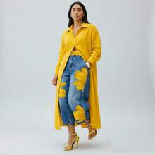 Women Jeans - Yellow - View 1