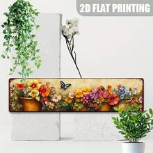 2D Flat, 1pc, Vintage Potted Butterfly Metal Plaque - Suitable For Home, Farmhouse, Cafe And Other Rustic Metal Decor | Durable, Easy To Hang | Unique Gift Idea (Random Style) - A - View 7