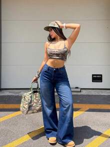 Women Jeans - Dark Wash - View 4