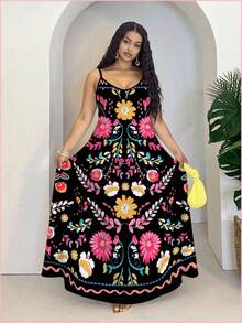 Women Midi Dresses - Negro01 - View 2