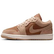Nike Air Jordan 1 Low Women's Shoes Legend Md Brown/Lt British Tan/Chalk DC0774-205 | Low-Top Versatility, Everyday Wearable - 淺棕色 - 查看 7