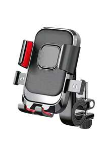 Shock-Absorbing Bicycle Phone Mount With Soft Grip Anti-Slip, Motorcycle Mount, Suitable For Outdoor Cycling, Ergonomic Bicycle Phone Holder, Can Secure Smartphone, Suitable For Daily Commute, Stable Road Bike/Mountain Bike/Scooter Phone Riding Accessory, Suitable For Motorcycle - Multicolor - View 12
