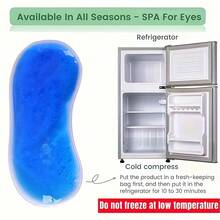 5pcs Ice Gel Packs, Ice Gel Bags, Ice Bag Liners, Ice Pads, Ice Gel, Suitable For Sleep, Ice Bags, Sleep Aid Tools, Sleep, Unique, Gel Ice Bags, Light-Blocking And Pressure-Free Comfort - Multiple Styles - View 5