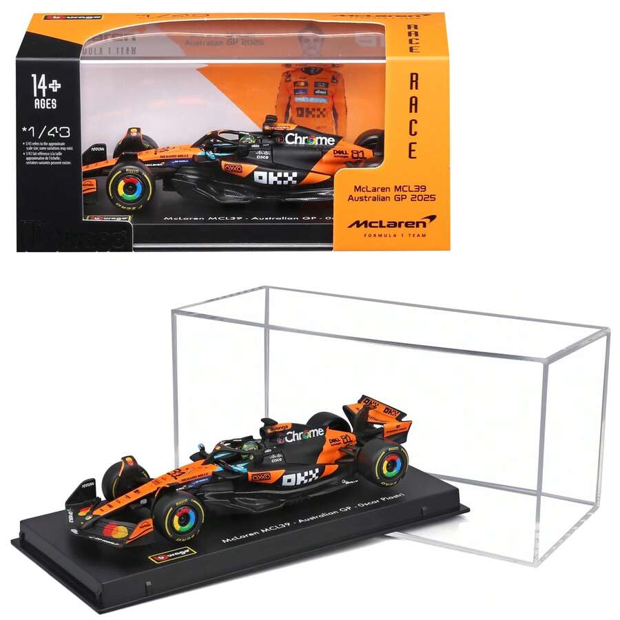 Burago 1/43 賽車方程式 McLaren MCL39 W_Helmet (2025) Piastri #81 - MCL39 #81 Piastri - 查看 1