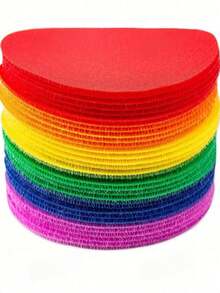 Carpet Spot Markers, Classroom Seating Carpet Spot Markers, Fixed Spot Markers, Multi-Color Dot Markers, For Games And Teachers (6 Colors) Back To School Season - A - View 6