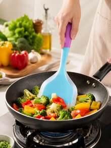 [Silicone Kitchen Utensils]Silicone Kitchen Utensils - Non-Stick Heat-Resistant Cookware, Suitable For Cooking, Stir-Frying And Frying - Ideal For Pancakes, Steaks And Grilling - Multicolor - View 16