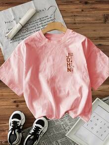 Women T-Shirts - 粉色 - 查看 2