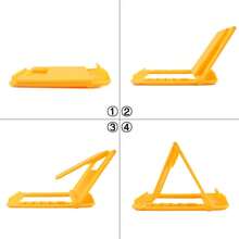 5pcs Solid Color Minimalist Desktop Folding Phone Stand, Mini Portable Multi-Angle Support, Creative Phone Holder, Multiple Colors Available, Holiday Birthday Gift, Desktop Phone Stand - Multicolor - View 5
