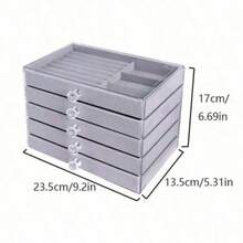 Jewelry Storage Box With Drawers, Multi-Layer Large Capacity For Necklaces, Earrings, Rings, And Accessories, Five-Layer Jewelry Gift Box - 5-layer Jewelry Box - View 8