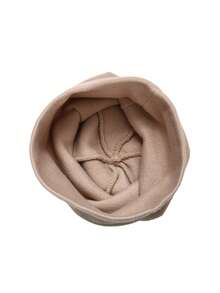 CAMEL CROWN Unisex Outdoor Knitted Beanie, Windproof Warm Ear Protection Hat, Thickened Skull Cap For Large Head Circumference - Apricot - View 3