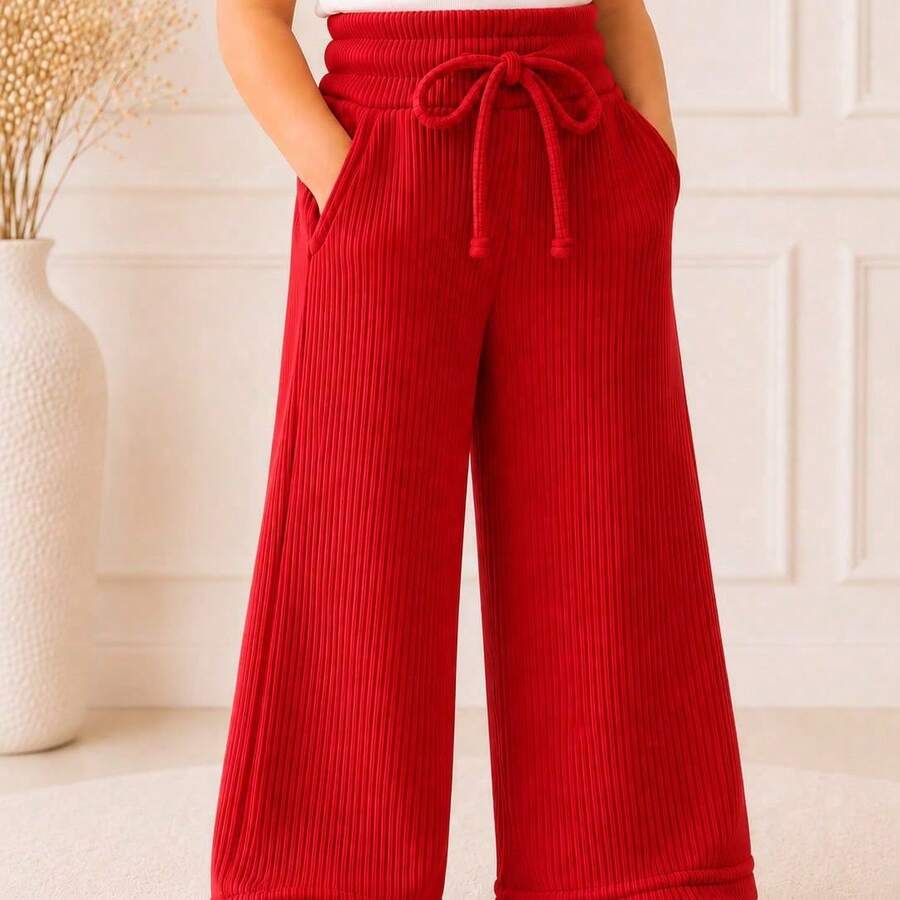 Young Girls Pants - Rojo - Ver 1