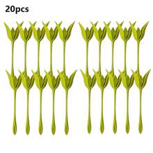 10/20pcs Floral Napkin Holders, Fashionable & Elegant, Creative Flower-Shaped Stand, Easy To Use, Combines Storage & Decorative Functions. Suitable For Weddings, Various Holiday Parties And Daily Table Settings - Easy-To-Use Floral Napkin Holders For Everyone - Multicolor - View 8