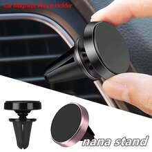 1 Buah Dudukan Ponsel Mini untuk Mobil, Rotasi Bebas 360°, Mudah Dipasang dan Dilepas, Bahan Paduan Aluminium Premium, Bergaya dan Tahan Lama, Universal untuk Semua Model Mobil - MultiWarna - View 5