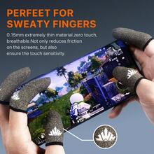 4 Sets New Upgraded Silver Fiber Gaming Finger Sleeves, Ultra-Thin Breathable Thumb Sleeves, Suitable For All Touchscreen Gaming Devices, Smooth Touch Control, Reduces Finger Sweat, With Metal Storage Box - Multicolor - View 6