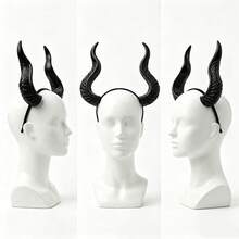 1pc Fashionable Creative Magic Spell Headband, Cosplay Halloween Headpiece Stage Role Play Prop, Suitable For Party Makeup Ball Dress-Up Headwear Accessory - Dress Up - View 4