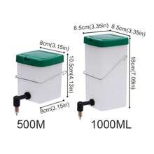 1PC Rabbit Water Fountain Drinking Device Cage Hanging Feeder Pet Supplies Bunny Dispenser - D - View 4