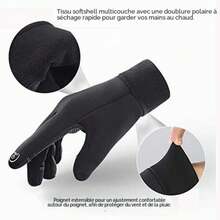 Gants de moto - noir - Voir 4