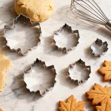 Stainless Steel Cookie Cutter Baking Mold, Multiple Shapes & Styles: Strawberry/Maple Leaf/Apple/Cherry Blossom/Plump Heart - View 6