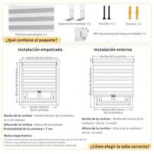 Roller Blinds - Gray - View 7