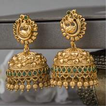 Vintage Garden Bell Tassel Earrings, Luxury Delicate Women's Exclusive Jewelry, Creative Fashion, Rich Earring - Gold - View 1