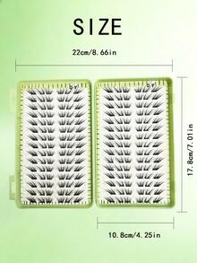 180 Clusters Large Capacity False Eyelashes, Eternal Love Lashes, Comfortable Natural Look, Daily & Holiday Wear, Self-Adhesive, Beginner-Friendly, Atmospheric - C - View 4