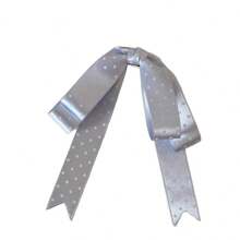 1/3pcs Polka Dot Print Double Layer Bow Ribbon Hair Clips, Women's Hair Accessories - Multicolor - View 5