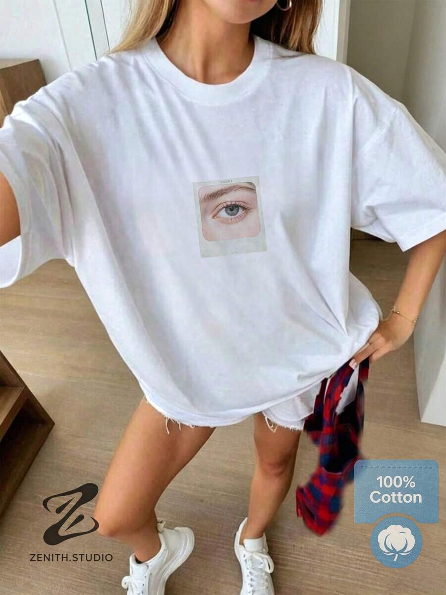 Women T-Shirts - 白色 - 查看 1