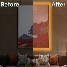 1 قطعة شريط إضاءة LED 8 مم، سطوع متوسط، جهد 5 فولت، قابس USB مع مفتاح تحكم بالزر، ظهر لاصق ذاتي للتركيب السهل، طول قابل للتخصيص وطي مرن، مناسب لغرفة النوم وغرفة المعيشة وإضاءة خلفية التلفزيون وإضاءة مرآة الزينة وهدية العطلات - متعدد الألوان - مشاهدة 10