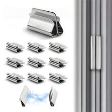 2/8pcs Magnetic Curtain Buckles, Quick Close Curtain Buttons, Easy Magnetic Curtain Closure Fixing Buckles, No Drill Curtain Hardware Buckles - Curtain Tieback - View 6