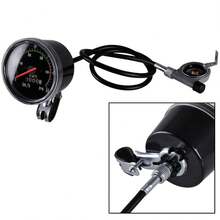 3pcs/Pack Black Universal Odometer And Bicycle Speedometer, Classic Mechanical Speedometer Suitable For Bicycles, Suitable For Outdoor Cycling - Multicolor - View 2