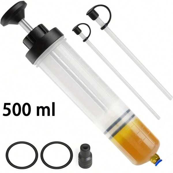 Fuel Extractor, Fuel Injector Oil Bottle Replacer, Car Fuel Extraction Pump, Manual Tool, Manual Fuel Replacement Pump With Hose, Fuel Line - Easy To Use Liquid Extractor And Filler, Durable Maintenance Tool, Car Oil Extractor, Car Brake Fluid Replacement Tool, Fuel Pump, Suitable For Manual Car Oil Extractor - Durable Fuel Replacement Pump With Hose - Car Accessories - Car Parts