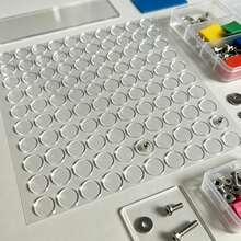 100pcs Transparent Nano Acrylic Double-Sided Adhesive Dots - Waterproof, Removable, Suitable For Posters And Museum Displays, Easy To Peel And Stick - Transparent - View 2